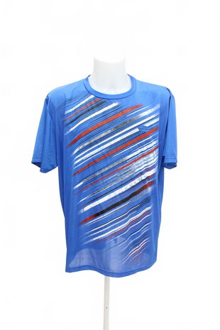 Pánské tričko Atlas For Men bez potisku, barva vzorovaná, velikost 2XL