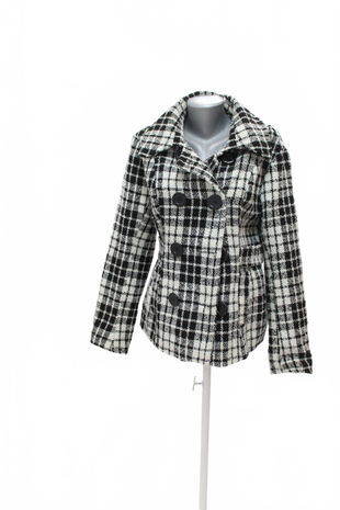 Dámský kabát Gate, barva vzorovaná, velikost XL