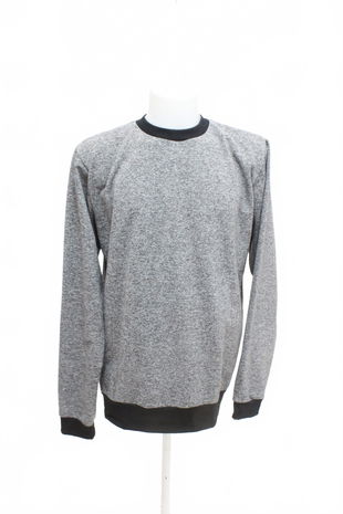 Pánská mikina Genesis bez potisku, barva šedá, velikost 2XL