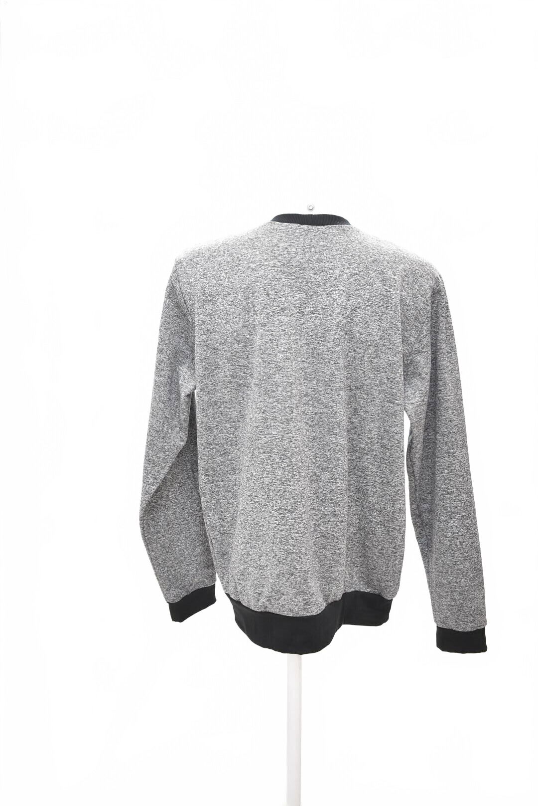 Pánská mikina Genesis bez potisku, barva šedá, velikost 2XL