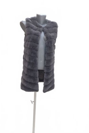 Dámska vesta Beloved, farba sivá, veľkosť S