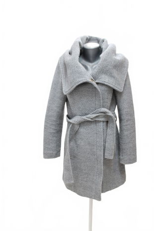 Dámsky kabát Promod, farba sivá, veľkosť 38