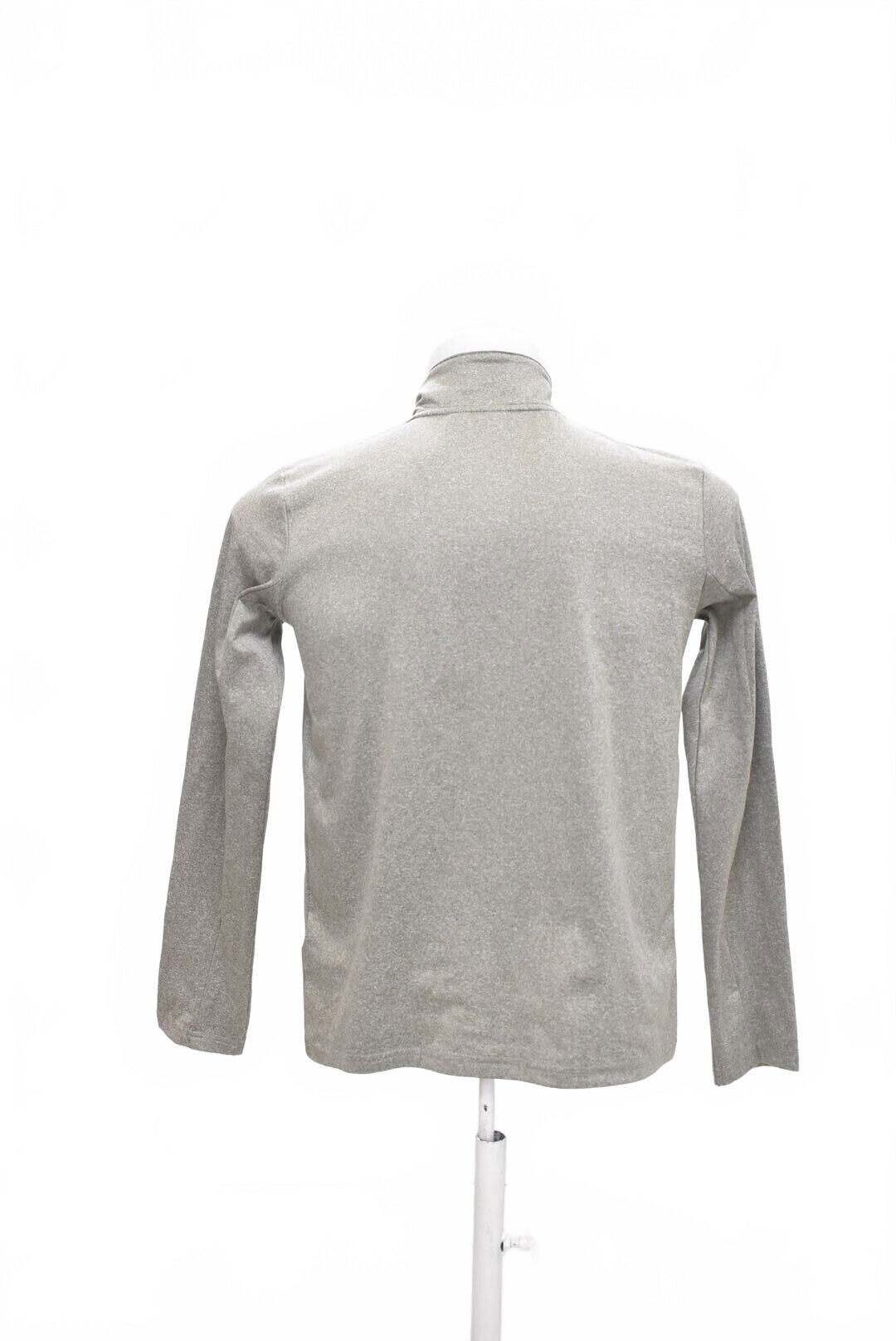 Chlapčenská mikina Crivit bez potlače, farba sivá, veľkosť 158