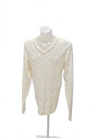 Pánský svetr Slazenger, barva bílá, velikost L