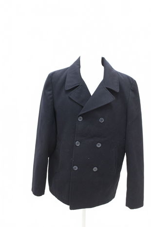 Pánský kabát F&F, barva modrá, velikost XL