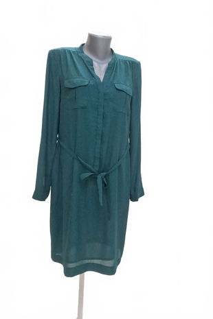 Dámske šaty H&M, farba zelená, veľkosť 40