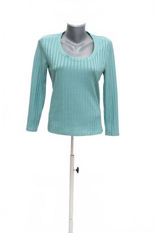 Dámske tričko Mango bez potlače, farba tyrkysová, veľkosť M