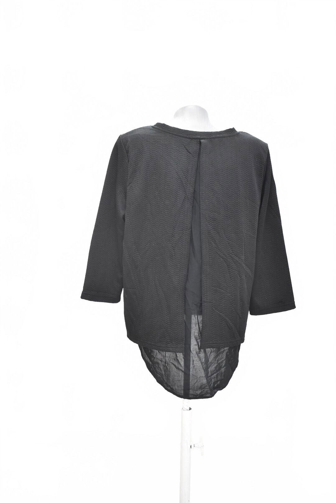 Dámská mikina Blind Date bez potisku, barva černá, velikost XL