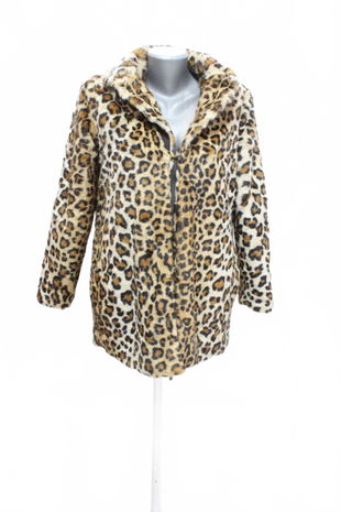 Dámsky kabát Mango, farba zvieracie vzory, veľkosť XS