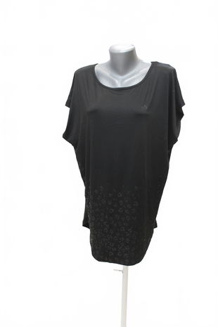 Dámské tričko Beloved s potiskem, barva černá, velikost 2XL