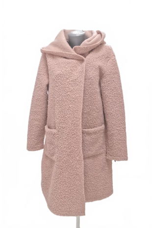 Dámsky kabát Amisu, farba ružová, veľkosť 44
