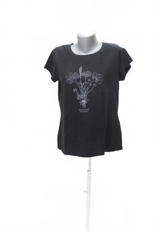 Dámské tričko Beloved s potiskem, barva černá, velikost 2XL