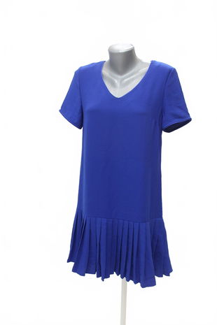 Dámske šaty Camaieu, farba modrá, veľkosť M