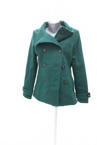 Dámsky kabát H&M, farba khaki, veľkosť 38