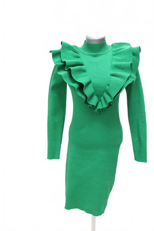 Dámske šaty Genesis, farba zelená, veľkosť S