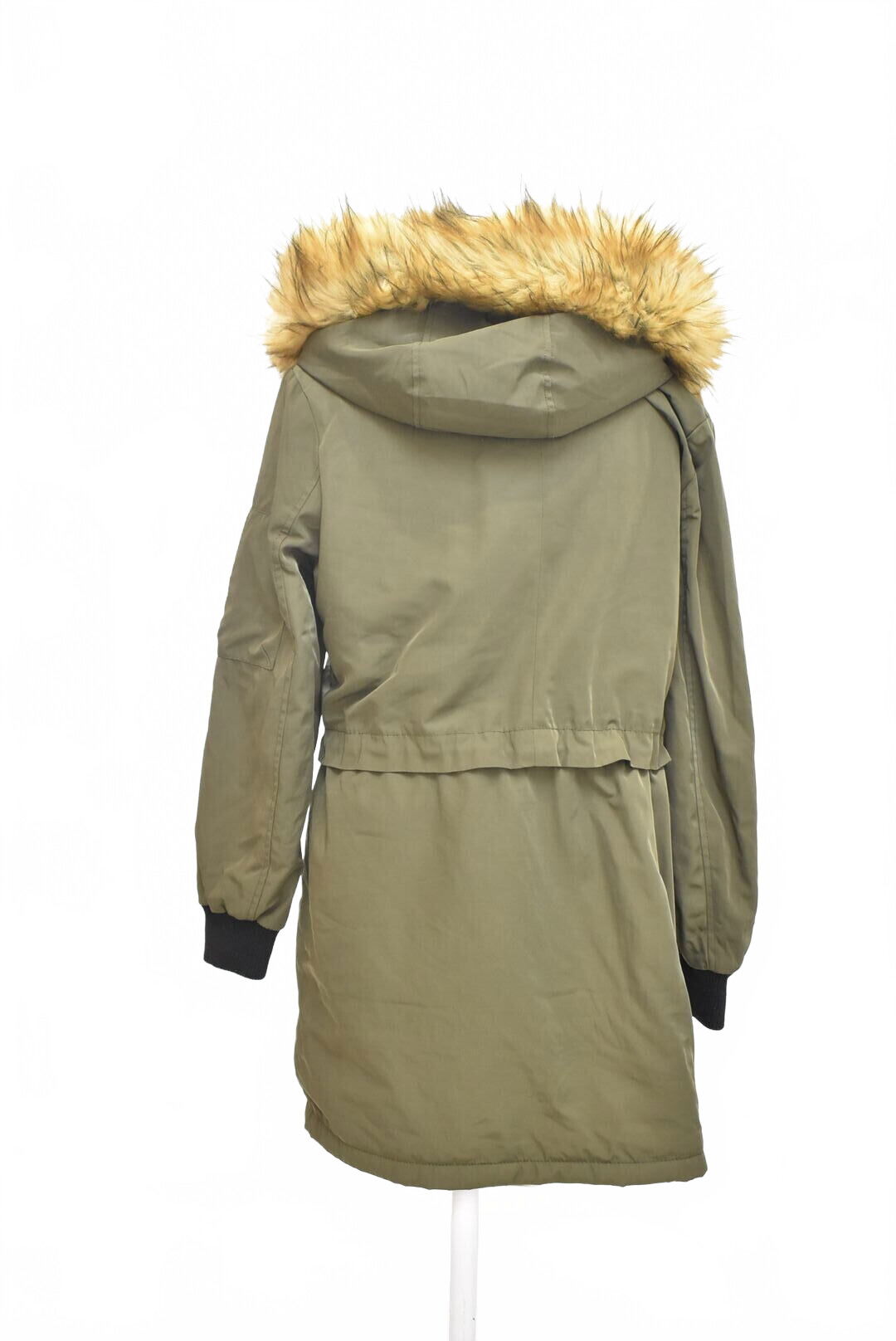 Dámska zimná bunda Miss Selfridge, farba khaki, veľkosť 42