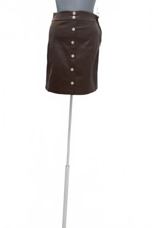 Dámska sukňa Amisu, farba hnedá, veľkosť 34