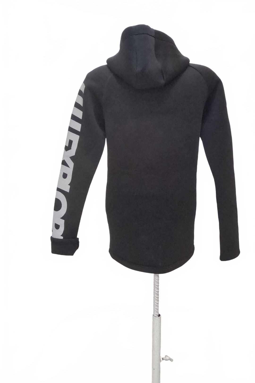 Dievčenská bunda Decathlon, farba čierna, veľkosť 158