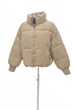 Dámska zimná bunda Shein, farba hnedá, veľkosť XS