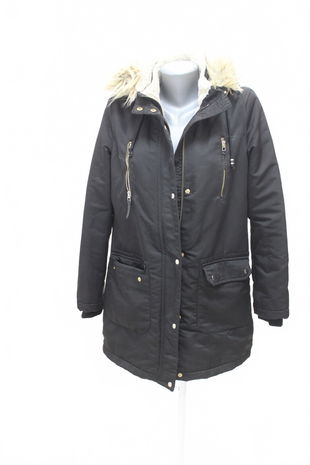 Dámska zimná bunda F&F, farba čierna, veľkosť 38