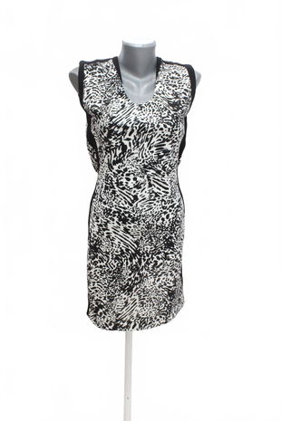 Dámske šaty Mango, farba vzorovaná, veľkosť S