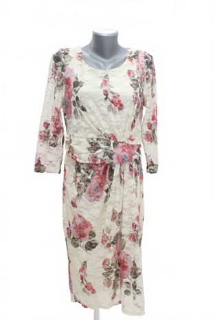 Dámské šaty Genesis, barva květovaná, velikost 46