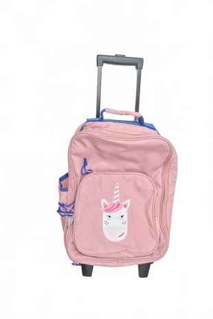 Kufr, barva růžová