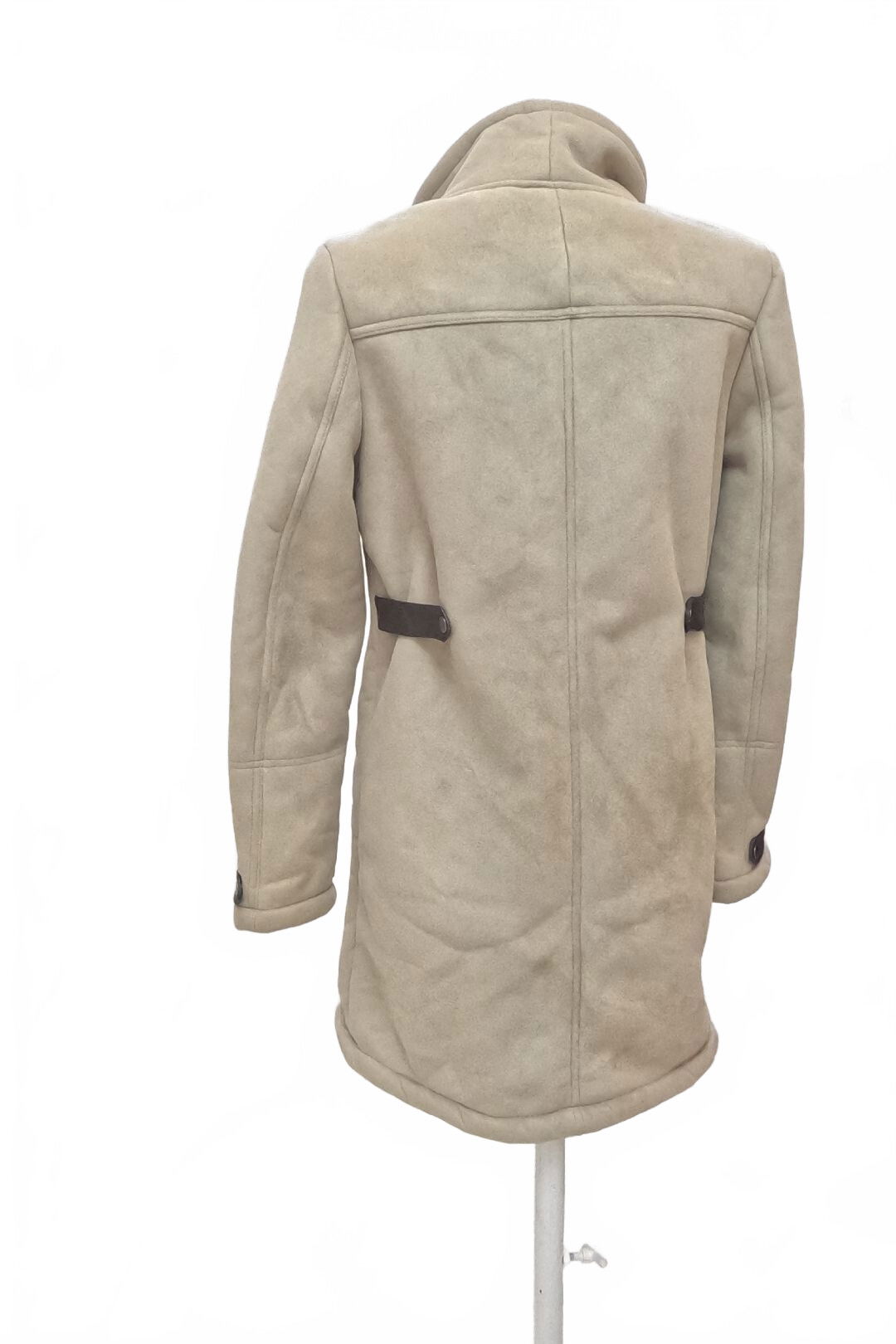 Dámska zimná bunda H&M, farba béžová, veľkosť 34