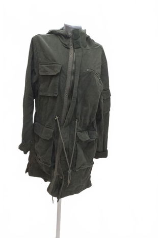 Dámska bunda H&M, farba khaki, veľkosť M