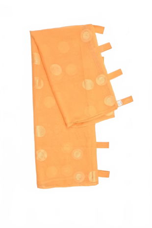 Závěs, barva oranžová