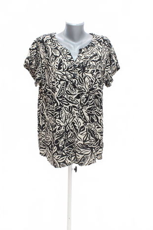 Dámská halenka Maxi Blue, barva vzorovaná, velikost 46