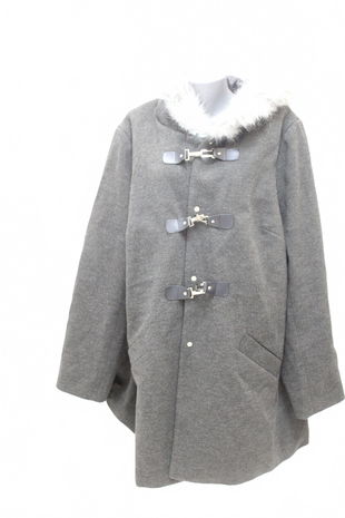 Dámský zimní kabát Genesis, barva šedá, velikost XL