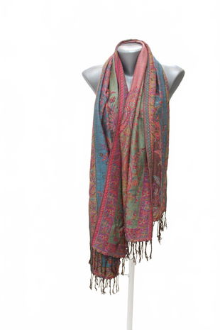 Dámská šála Genesis, barva květovaná