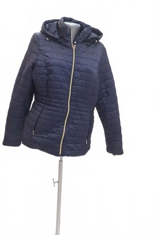 Dámska bunda F&F, farba modrá, veľkosť 42