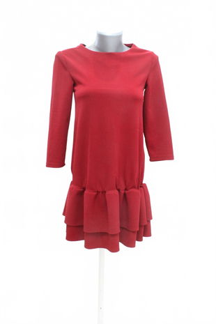 Dámske šaty Mohito, farba červená, veľkosť 2XS