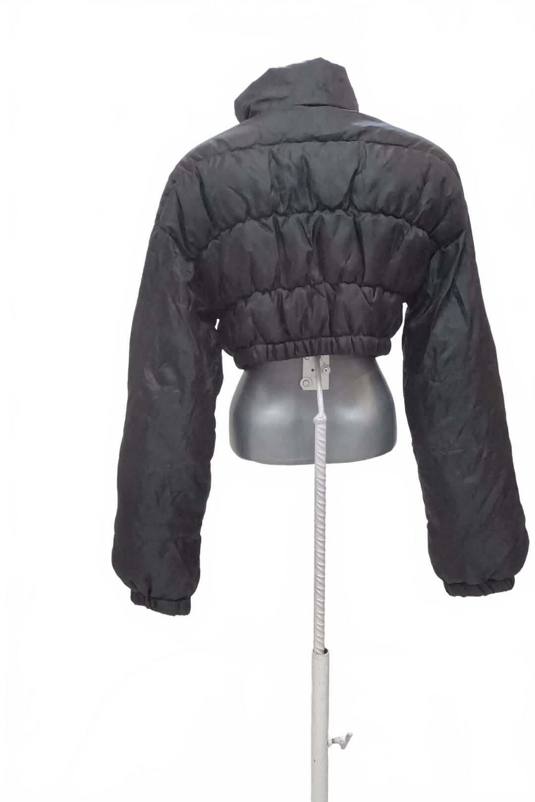 Dámska bunda Bershka, farba čierna, veľkosť L