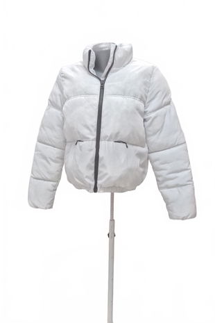 Dámska zimná bunda Divided, farba biela, veľkosť S