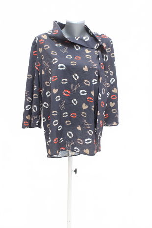 Dámská halenka Genesis, barva vzorovaná, velikost 46