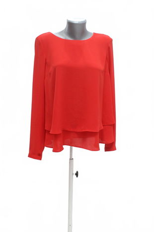 Dámska blúzka Marks & Spencer, farba červená, veľkosť 36