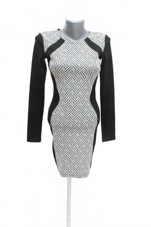 Dámske šaty H&M, farba vzorovaná, veľkosť 34