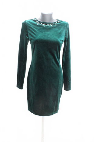 Dámske šaty Shein, farba zelená, veľkosť 36