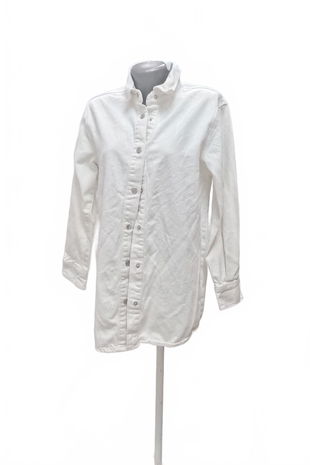 Dámska bunda Reserved, farba biela, veľkosť XS