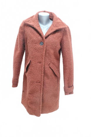 Dámsky kabát Jean Pascale, farba hnedá, veľkosť 40