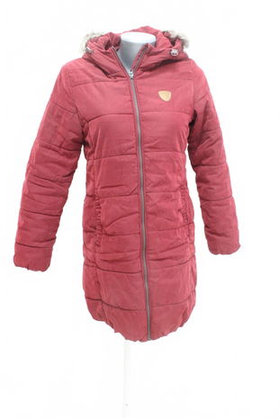 Dievčenská zimná bunda Sam 73, farba bordó, veľkosť 164