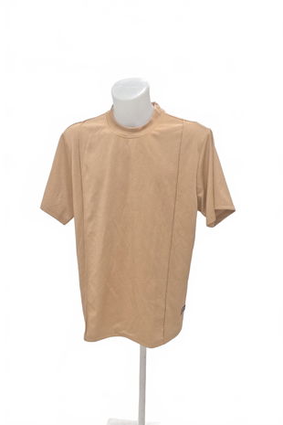 Pánské tričko Genesis bez potisku, barva hnědá, velikost L