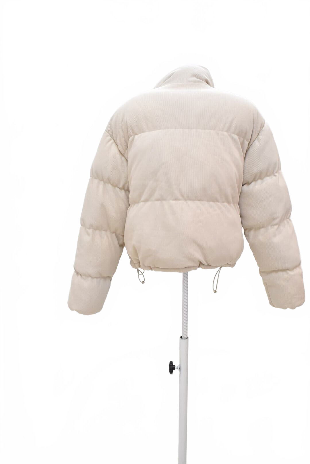 Dámska zimná bunda Amisu, farba béžová, veľkosť 40