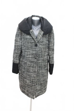 Dámský zimní kabát Genesis, barva vzorovaná, velikost 50