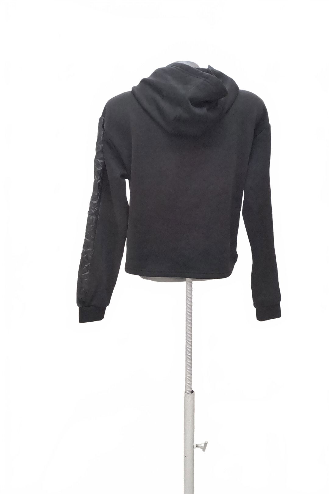 Dievčenská mikina Genesis bez potlače, farba čierna, veľkosť 170