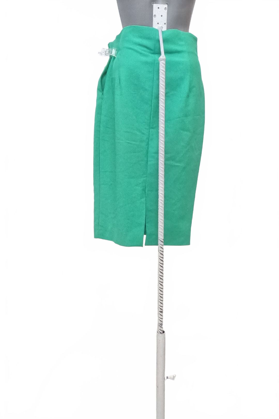 Dámska sukňa Zara, farba zelená, veľkosť S