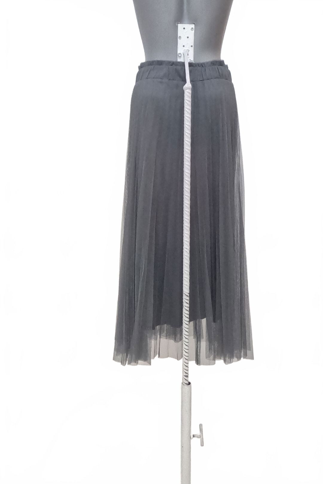 Dámska sukňa Stradivarius, farba sivá, veľkosť M